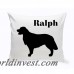 JDS Personalized Gifts Personalized Golden Retriever Classic Silhouette Throw Pillow JMSI2516